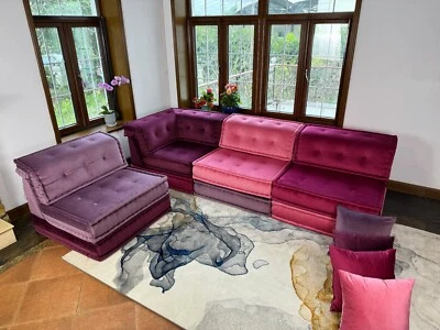 Hand Upholstered Day bed Mah Jong Sofa Modular Sectional Sofa Couch Full Set - Image 1 of 4