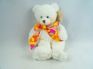 First & Main White Dena Teddy Bear Plush 10 Inches With Tag
