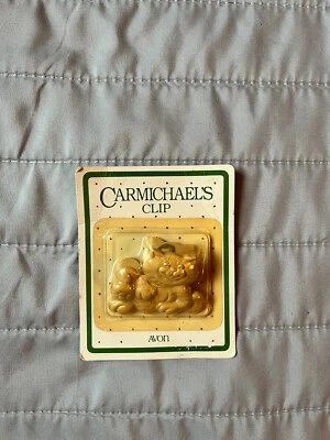 Clip gato vintage Avon Carmichaels Foto 1 de 2