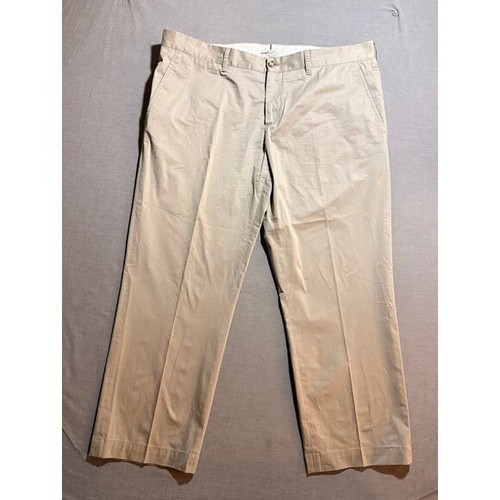Prada Khaki Pantaloni Chino Gamba Dritta Abito Pantaloni Casual Uomo 56 Beige 40x27