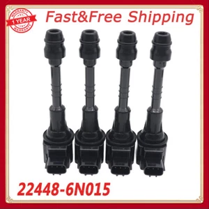 NEW Pack of 4 IGNITION COIL for 2002-06 Nissan Sentra Altima 1.8L L4 UF351 C1397 - Picture 1 of 12