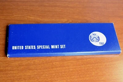 1967   US Special Mint Set   Original Box     *40% Silver Kennedy*   5 Coins - Image 1 of 3