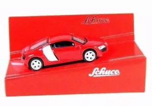 AUDI R8 COUPE RED SCHUCO 1:64 MODELLINO AUTO PRESSOFUSO DA COLLEZIONE, NUOVO - Foto 1 di 5