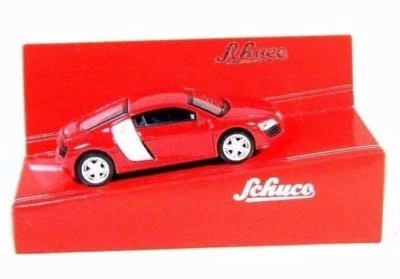 AUDI R8 COUPE RED SCHUCO 1:64 MODELLINO AUTO PRESSOFUSO DA COLLEZIONE, NUOVO - Immagine 1 di 4