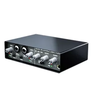 USB Audio Interface External Sound Card w/Monitoring for Live Studio Recording - Picture 1 of 7