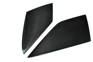 2X NEW OEM CARBON FIBRE C PILLAR TRIMS COVER AUDI Q2 SQ2 81A071352A 81A071350A3Q - Picture 1 of 9