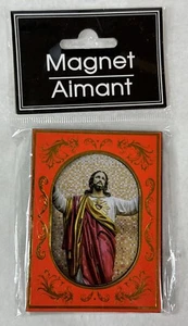 Religious Catholic Jesus Refrigerator Magnet New In Pack - Picture 1 of 2