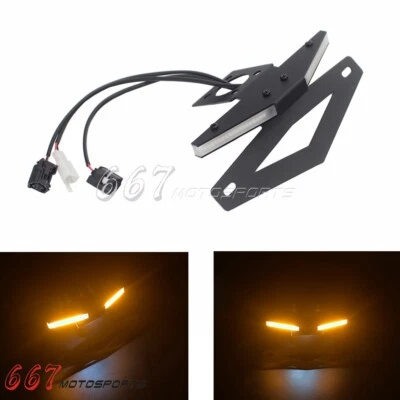Eliminador de guardabarros trasero con señales de giro LED luz trasera para Yamaha YZF R6 2017-2019 Foto 1 de 4