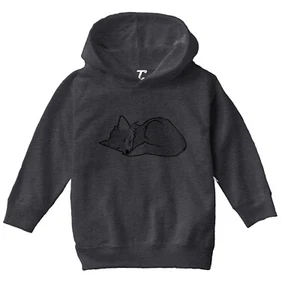 Sleeping Fox - Cute Adorable Animal Canine Wolf Dog Toddler/Youth Hoodie - Picture 1 of 10