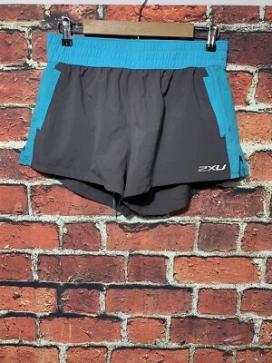 Pantalones cortos deportivos 2XU azul gris XL para mujer Foto 1 de 3