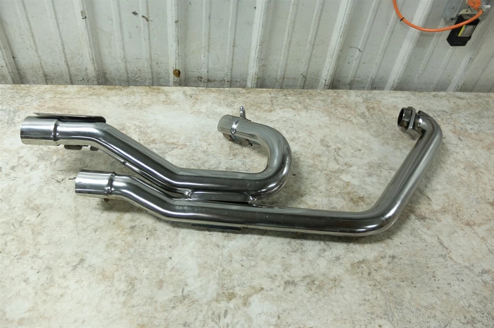 03 Polaris Victory V92 V92C Classic Cruiser muffler pipe exhaust headers - Image 1 of 4