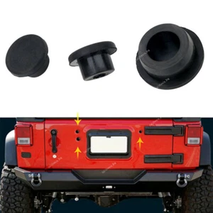 3x For Jeep JK Wrangler 2007 2018 Tailgate Plug Set Spare Tire Carrier Delete - Picture 1 of 7