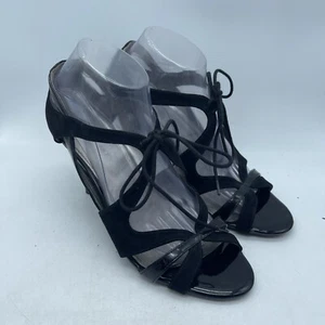 Bandolino Women's Faux Suede Junus Strappy Lace Up Open Toe Pumps Heels Size 10M - Picture 1 of 9