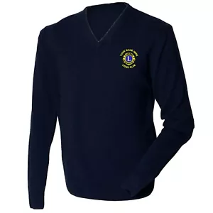 Lions Club Pullover mit V-Ausschnitt gesticktes Logo - Bild 1 von 4