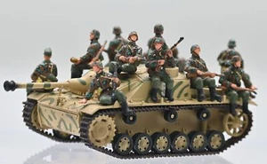 1/72 German Camouflage 12 Person Group (Excluding Tanks) Resin Soldier Model - Picture 1 of 8