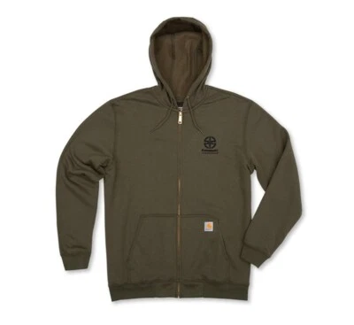 Nueva sudadera Kawasaki River Mark Logo Carhartt peso medio con capucha cremallera frontal, XL Foto 1 de 3