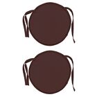 2pcs Chair Cushion Pads Round Chair Seat Pads Non-slip Cushion for Home Office