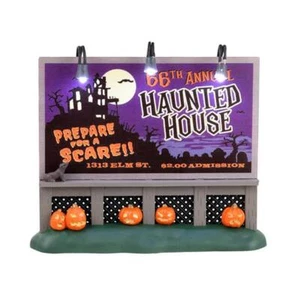 LEMAX 34075 - Haunted House Billboard - Halloween Winterdorf Neu - Bild 1 von 1