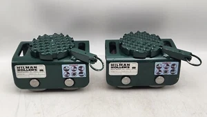 Lot of 2 HILMAN BSD-1S Heavy Moving Bull Dollies Rollers - Each 1 Ton Capacity - Picture 1 of 11