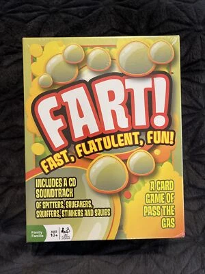 FART! The Fast 'n' Flatulent card game w/ Sound-Effects CD ~ New - Image 1 of 3