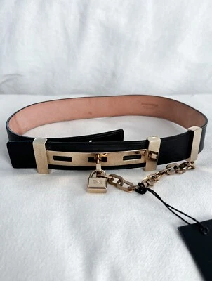 dsquared cinturón de bloqueo y cadena - talla IT 70 Foto 1 de 4