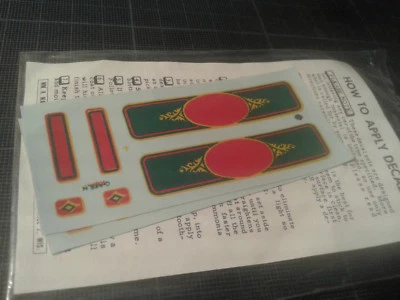 Walthers D-143 -decalcos HO - PASSENGERS CAR SCROLLS PANELS - COLOR - Photo 1/2