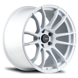 18x9.5 +22 Avid 1 AV-20 5x114.3 Pearl White Wheels (Set of 4) - Picture 1 of 3