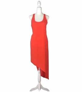 Mossimo Size S Dress Long Assymetrical Sleeveless Cut Out Back  Round Neck - Picture 1 of 8