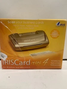 IRIS Card mini 4 -Personal Business Card Scanner, New Sealed in factory plastic - Picture 1 of 2
