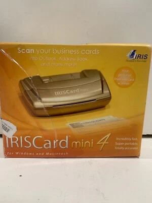 IRIS Card mini 4 -Personal Business Card Scanner, New Sealed in factory  plastic - Image 1 of 2