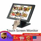 15" Touch Screen Monitor LCD VGA TouchScreen Monitor Bar Retail Kiosk Restaurant