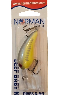 Norman Deep Baby N, Pre Pradco, RARE color Chart/Silver Bass, Dives 6-8, DBN-94 - Image 1 of 4