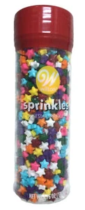  STAR SPRINKLES, Edible Candy Sprinkles, Twinkle Twinkle Cake Decoration 4.76 Oz - Picture 1 of 2