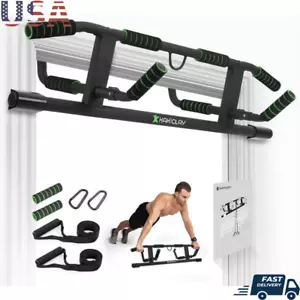 2025 Upgrade Fitness Multi-Grip Pull Up Bar with Smart Larger Hooks Technology - Picture 1 of 8