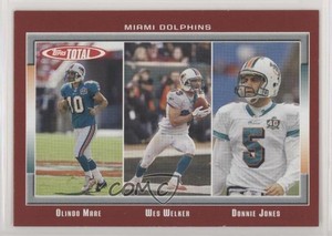 2006 Topps Total Total Red Olindo Mare Wes Welker Donnie Jones #294 Rookie RC