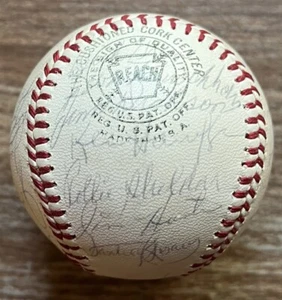 1965 KANSAS CITY ATHLETICS/A's Team-Signed OAL Baseball *JSA COA* Catfish Hunter - Picture 1 of 7