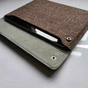 Samsung GALAXY Tab S9 Traditional Woven Composite Protective Pouch CASE Brown - Picture 1 of 22