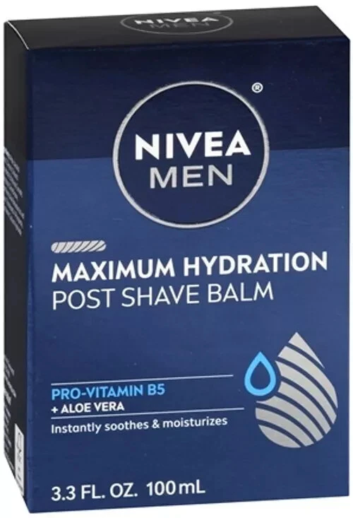 3 Pack- Nivea Men MAXIMUM Hydration Moisturizing Post Shave Balm - 3.3 Oz