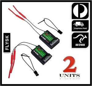 FlySky x2pcs FS-iA10B Receiver 10CH RC 2.4GHz AFHDS2A For FS-i6 FS-i6X FS-i10 - Picture 1 of 5