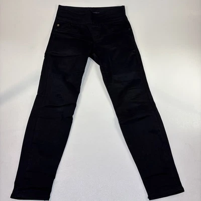 Jeans ROCK & REPUBLIC Talla 8 Adelgazantes Denim RX Pull on R011890 Negro Foto 1 de 4