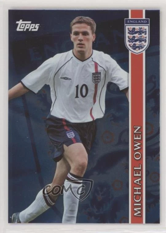 2002 Topps England Foil Michael Owen #E8 - Image 1 of 2