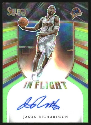 2020-21 Select In Flight Signatures Prizms Neon Green #29 Jason Richardson /99 - Image 1 of 2