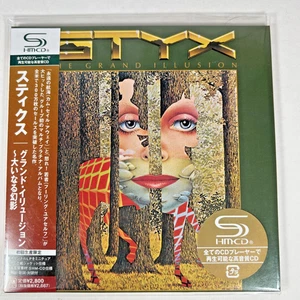 STYX The Grand Illusion CD SHM-CD Japan cardboard sleeve mini-LP UICY-93921 2009 - Picture 1 of 2
