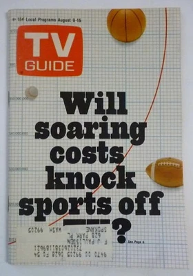 E Wash. Aug 9 TV Guide 1969 SPORTS Mod Squad PEGGY LIPTON Liberace Don Murray - Image 1 of 2