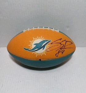 Miami Dolphins signierter Mini Football von Steve Smith Sr selten einzigartig singend - Bild 1 von 11