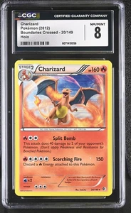 CGC 8 Charizard 2012 Boundaries Crossed 20/149 Holo Pokemon Card - Picture 1 of 2