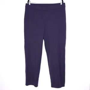 EILEEN FISHER Washable Flex Ponte Pant Ocean Indigo Blue Slim Fit Women's XL - Picture 1 of 11