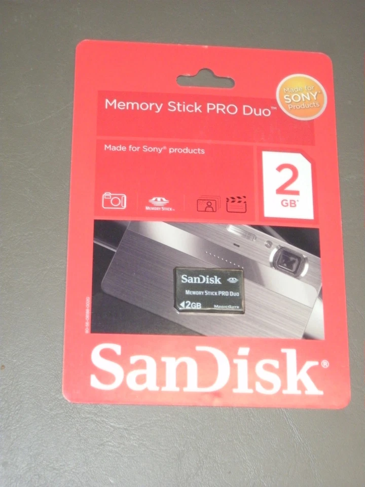 SanDisk 2GB Memory Stick Pro Duo for Sony Products - Image 1 of 1