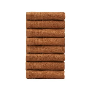 8 Pack Washcloths - 100% Organic Cotton, 500 GSM, Hotel & Spa Quality, Soft, ... - Picture 1 of 4