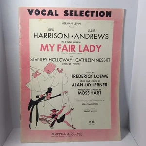 My Fair Lady Vocal Score, Chappell & Co. Ltd. England, 1958 paperback near-fine - Imagen 1 de 1
